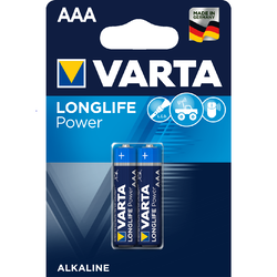 Батарейка  Varta LONG POWER AAА (мініпальчик)(4шт на блістері)