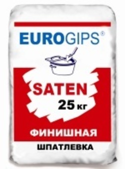 Сатенгіпс  Еuro 25кг (54 меш/в б/б)