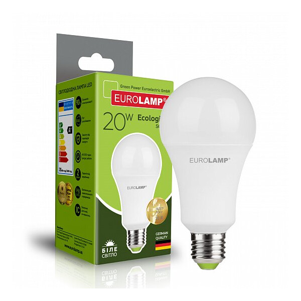 EUROLAMP LED Лампа ЭКО серия A75  20W E27 4000K (50) (A75-20274E)
