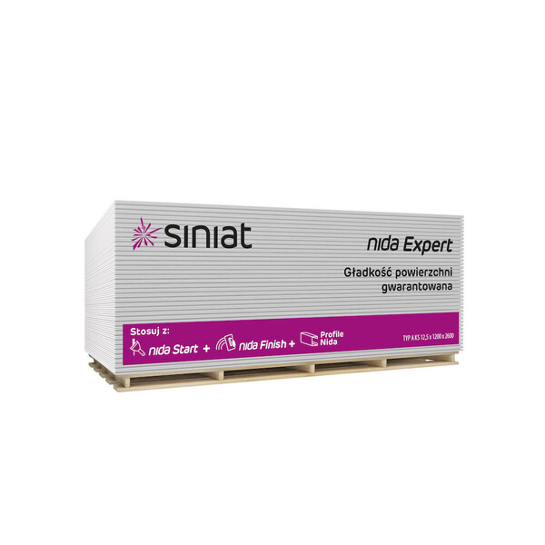 ЛГК Siniat  NIDA Expert 12.5 мм (1,2 х 2,6) ( 66л/в пал)