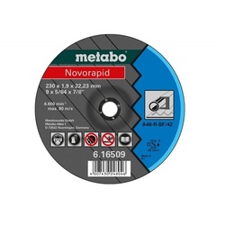 Диск відрізн Metabo Novorapid 125х1,0х22.23 по сталі мм 616506000