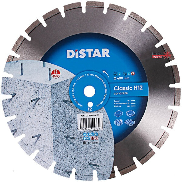 Диск DISTAR 400x3.5/2.5x12x25.4 Classic Plus (12185004121)