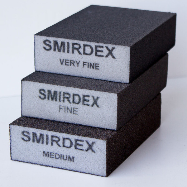 Наждачка-губка Smirdex тонка (fine) 100х70х25мм