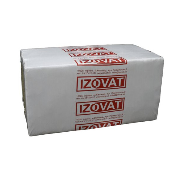 Вата IZOVAT 135 пл (1000х600х150) (32 шт/у упав) (1,2 м.кв)(2л/пач)