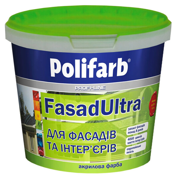Фарба POLIFARB ФасадУльтра 4,2кг (Polifarb)