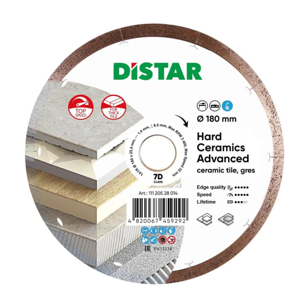 Диск DISTAR 180 Hard Ceramics Advanced 11120528014