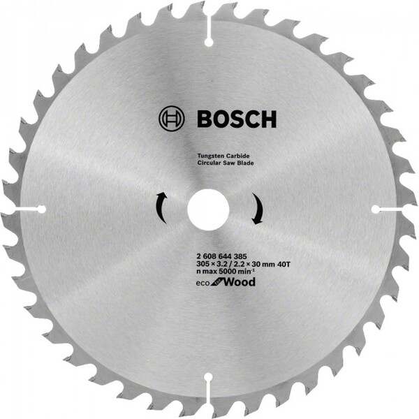Bosch Диск пильний 305х30х40T  ECO WO 2608644385 (Р)