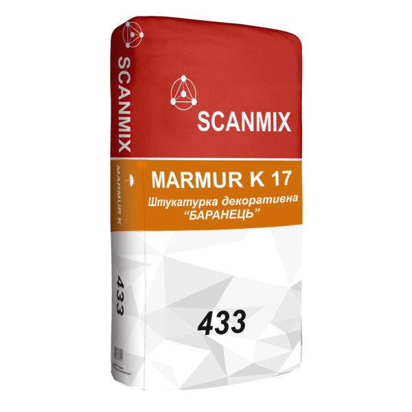 SCANMIX - 433 MARMUR K17 Баранець. Штукатурка декоративна (20 кг.) (48 міш/у пал.)