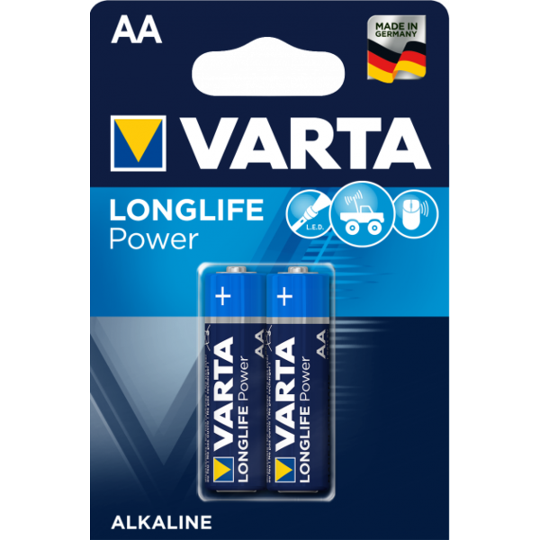 Батарейка  Varta LONG POWER AA (пальчик)(4шт на блістері)