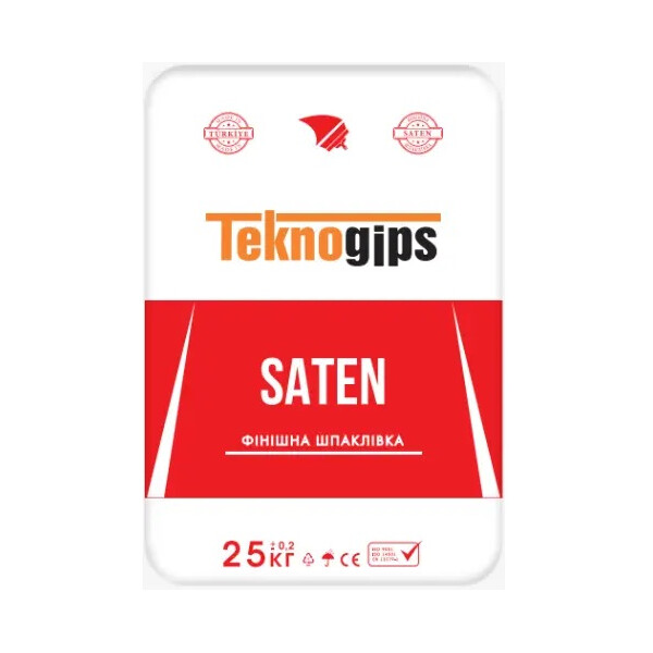Сатенгіпс (SATEN) TEKNO GIPS 25кг (Турция)
