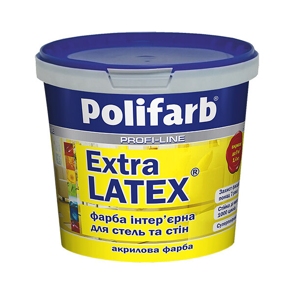 Фарба POLIFARB Extra Latex 1,4кг (Polifarb)