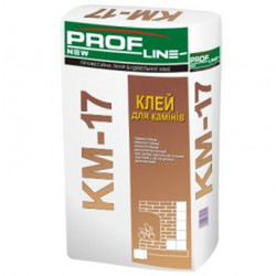 Клей Profline КМ-17 1000 С для кладки камінів і печей (20кг) (50меш /у пал)