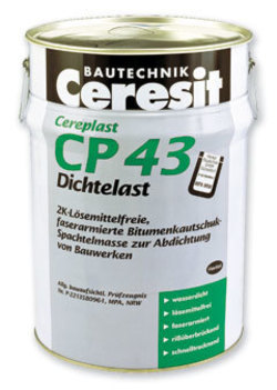 CP - 43/28кг - Бітум.-полімер.мастика арм.(2к) (Ceresit)