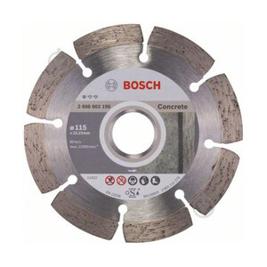 Bosch Диск діам. 115х22,23 сегм. бетон 2608602196