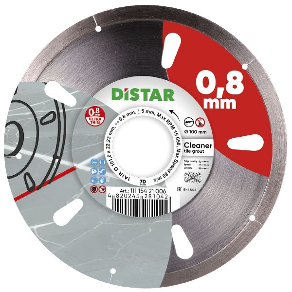 Диск DISTAR 101,6x0,8/0,5x5x22,23 Cleaner (11115421006)