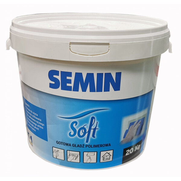 Шпат. фінішна SEMIN, 20 кг Semin Soft  (36шт / пал.)