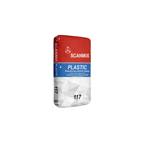 SCANMIX - 117 PLASTIC FLEXible Еластична клейова суміш (25 кг.) (42 міш./у пал.)