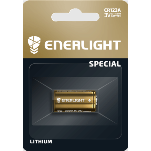 Батарейка  ENERLIGHT LITHIUM CR 123A BLI 1