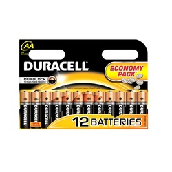 Батарейка  Duracell  AA 1500мАч (пальчик)(12шт)